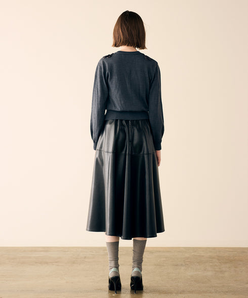 【再入荷】code embroidery cardigan